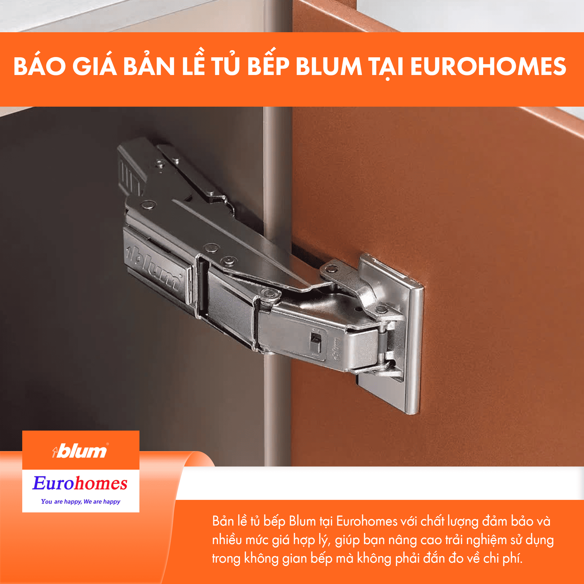 Bản lề tủ bếp Blum