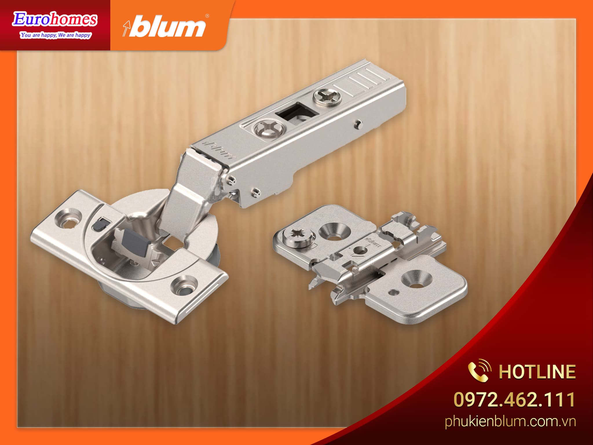 Bản lề Blum chính hãng