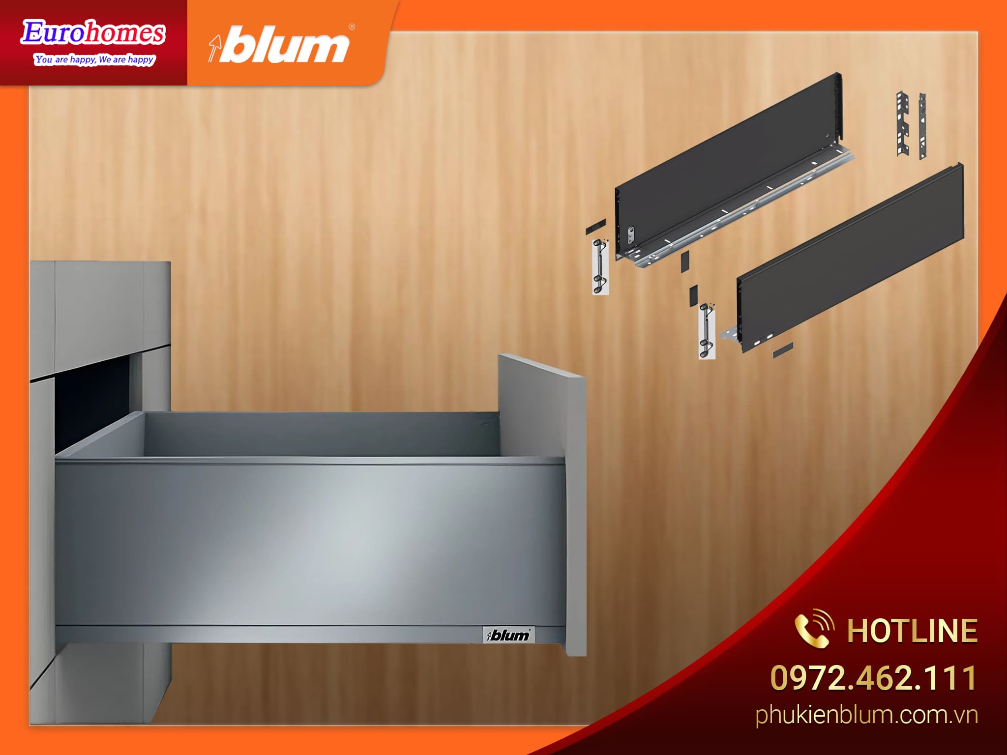 Ray hộp Blum LEGRABOX