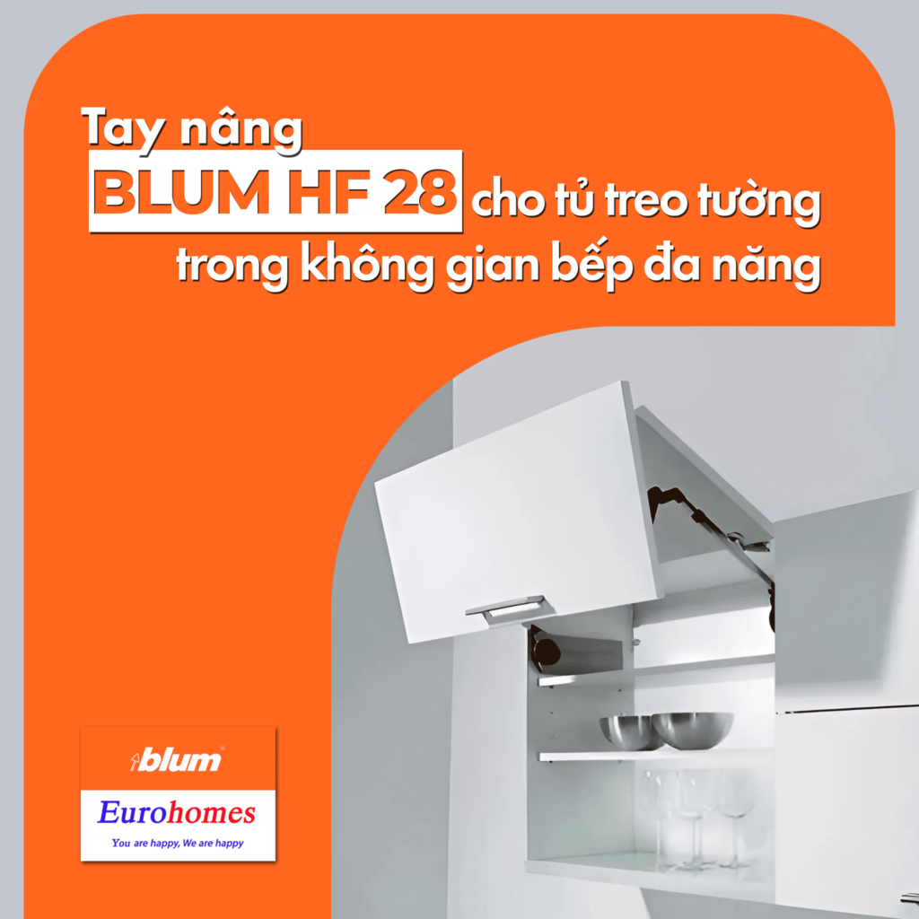 Tay nâng Blum HF28 chính hãng cho tủ 2 cánh