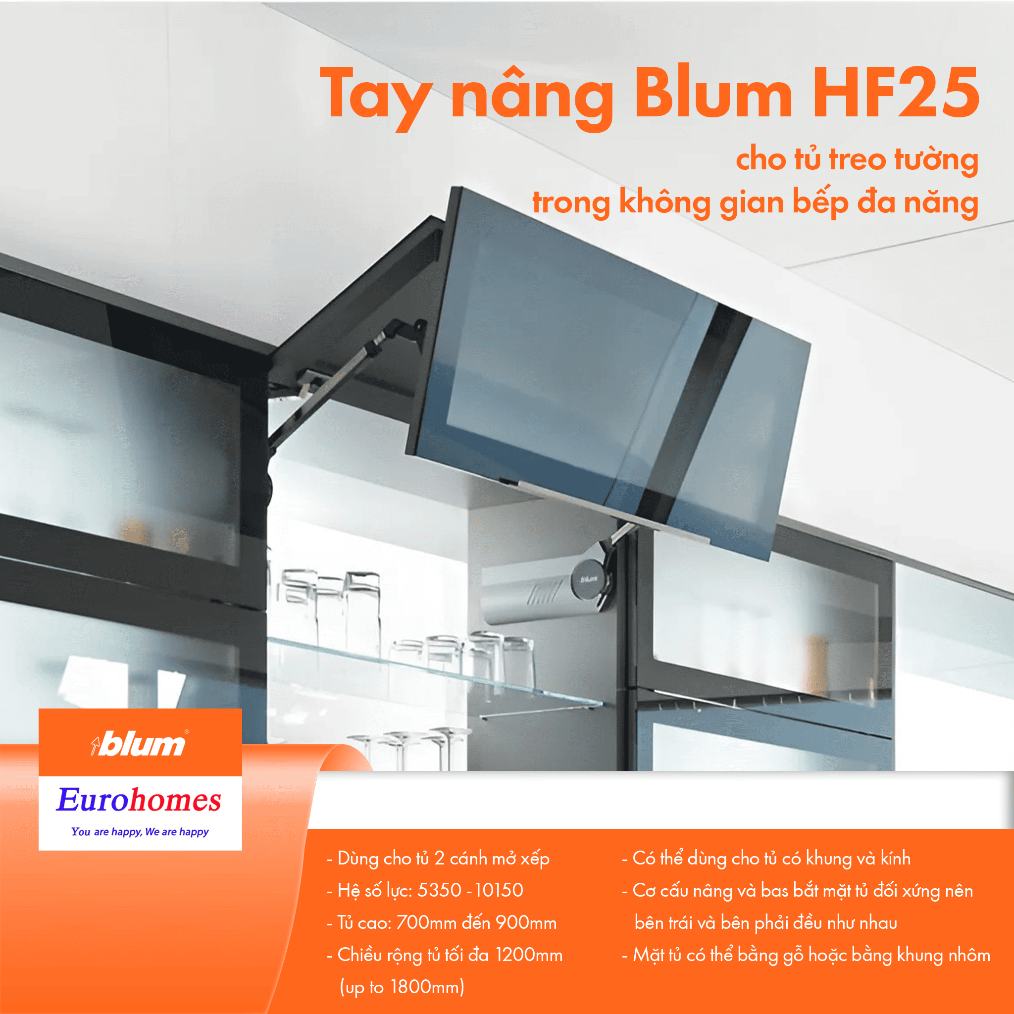 Tay nâng Blum AVENTOS HF 25 - Top sản phẩm bán chạy nhất