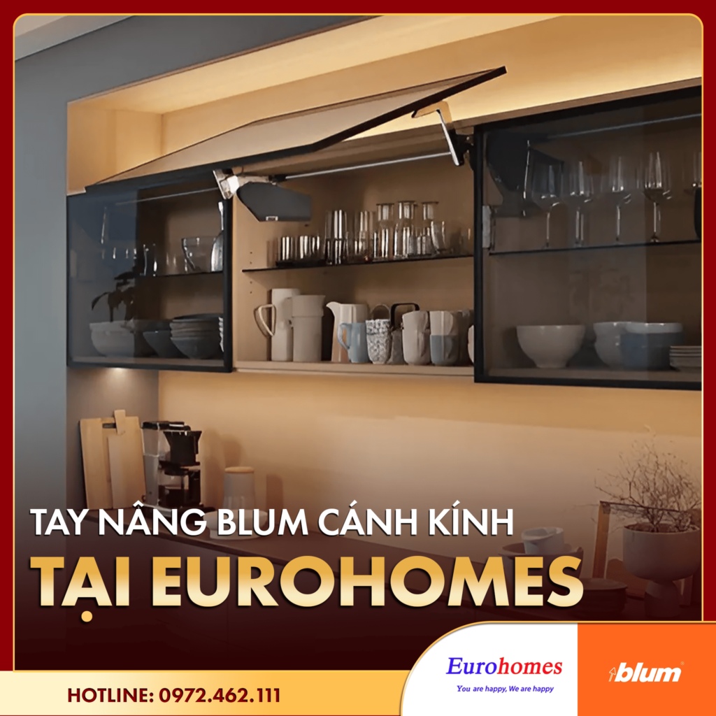 Tay nâng Blum cánh kính tại Eurohomes