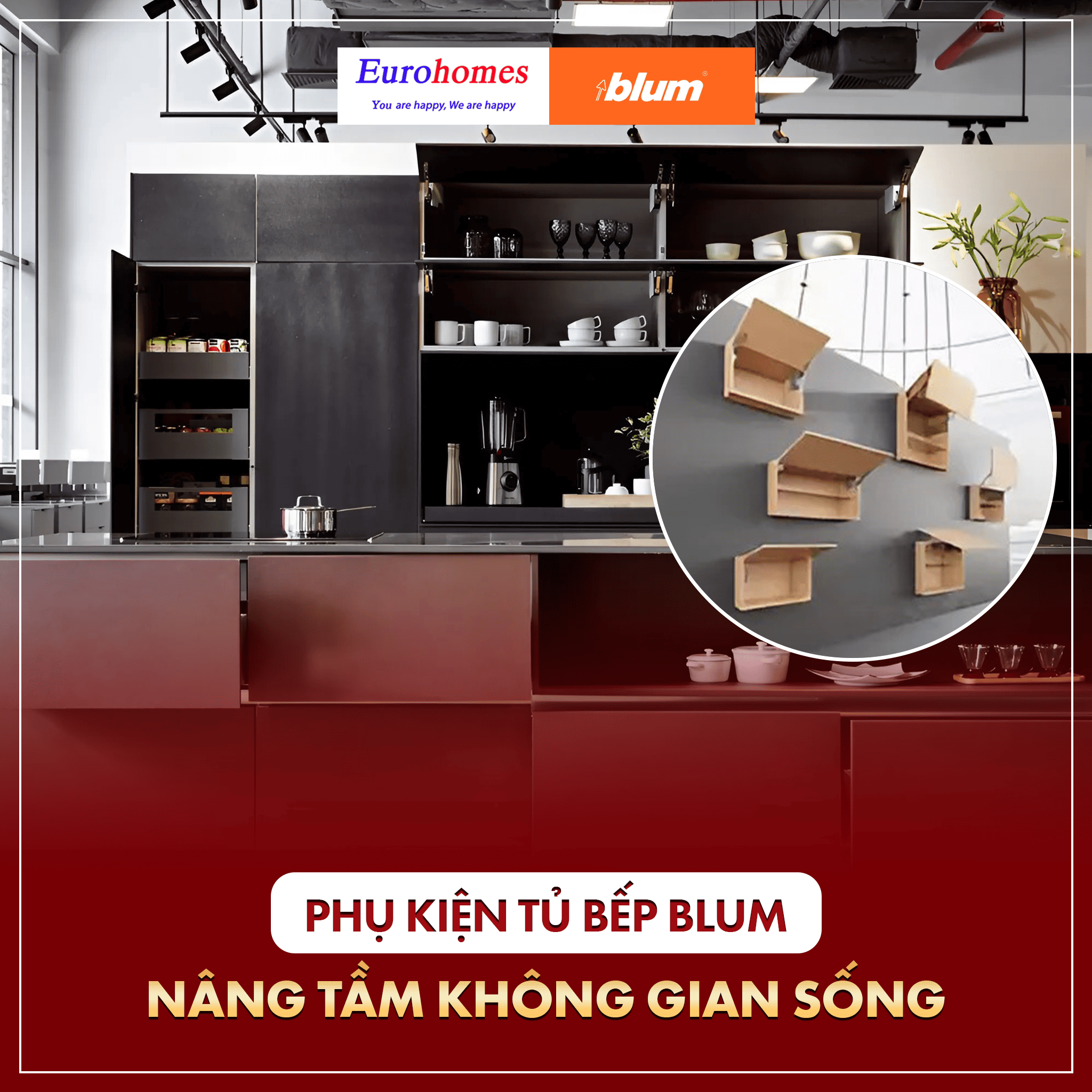 Phụ kiện tủ bếp Blum