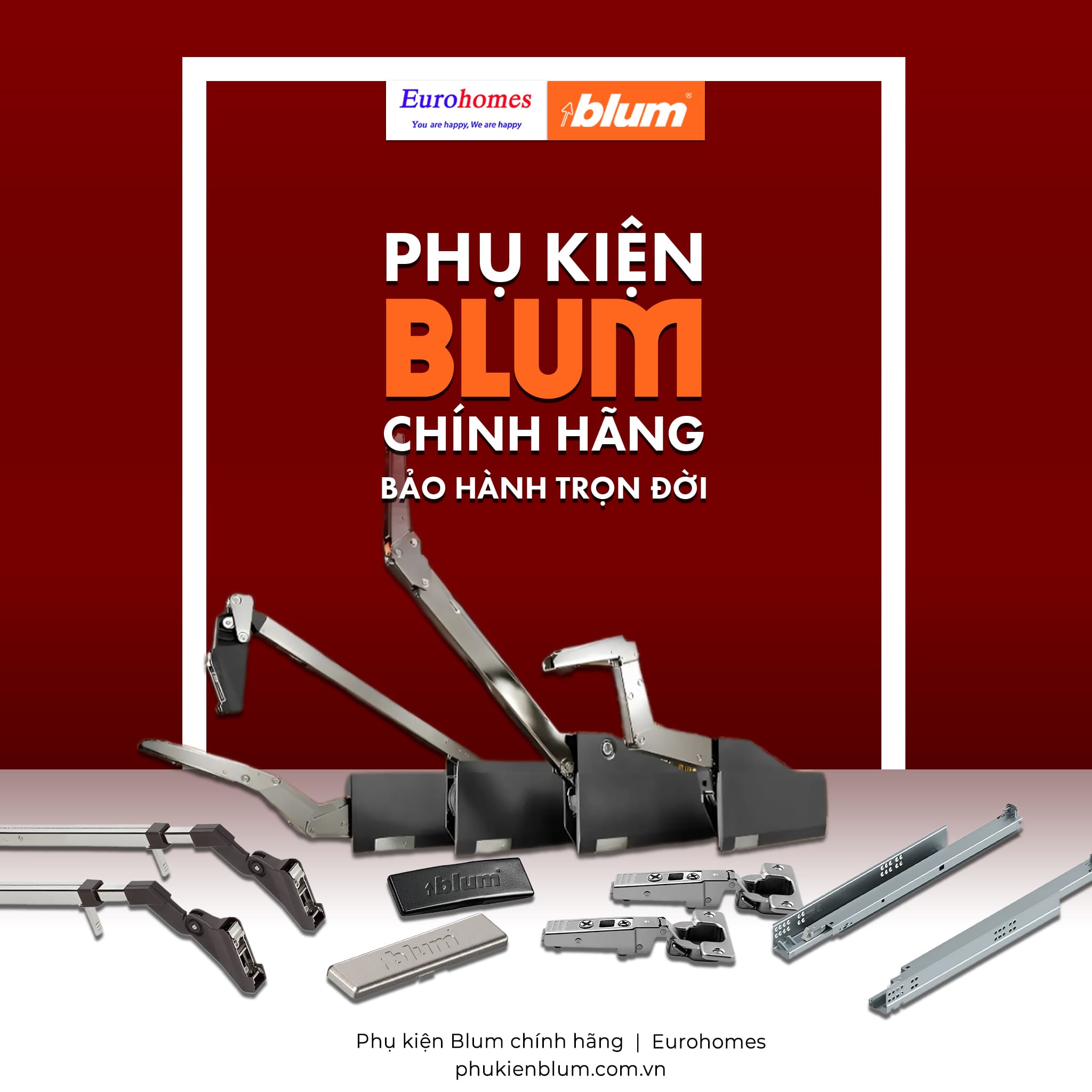 Phụ kiện Blum chính hãng