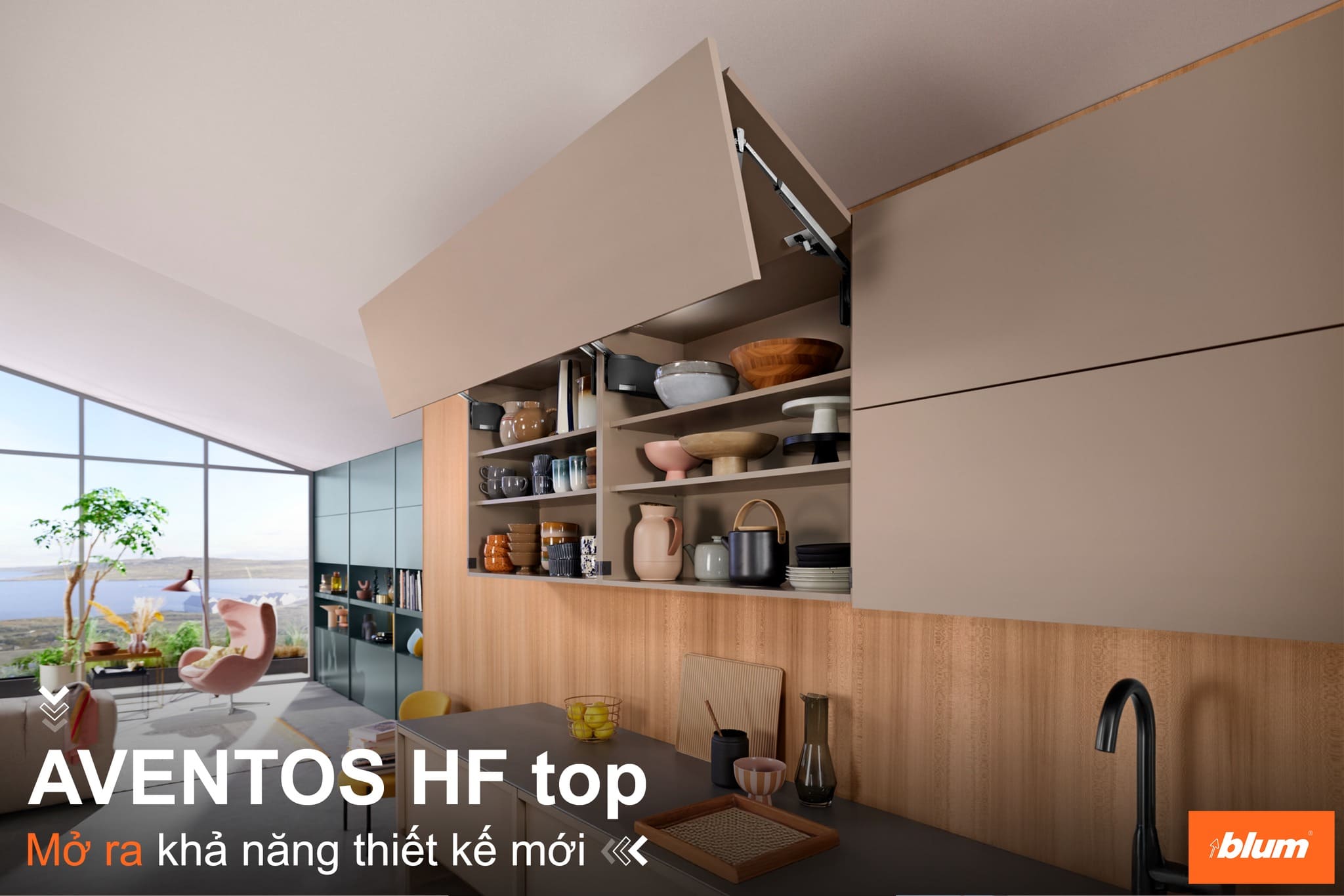 Tay nâng Blum AVENTOS HF top