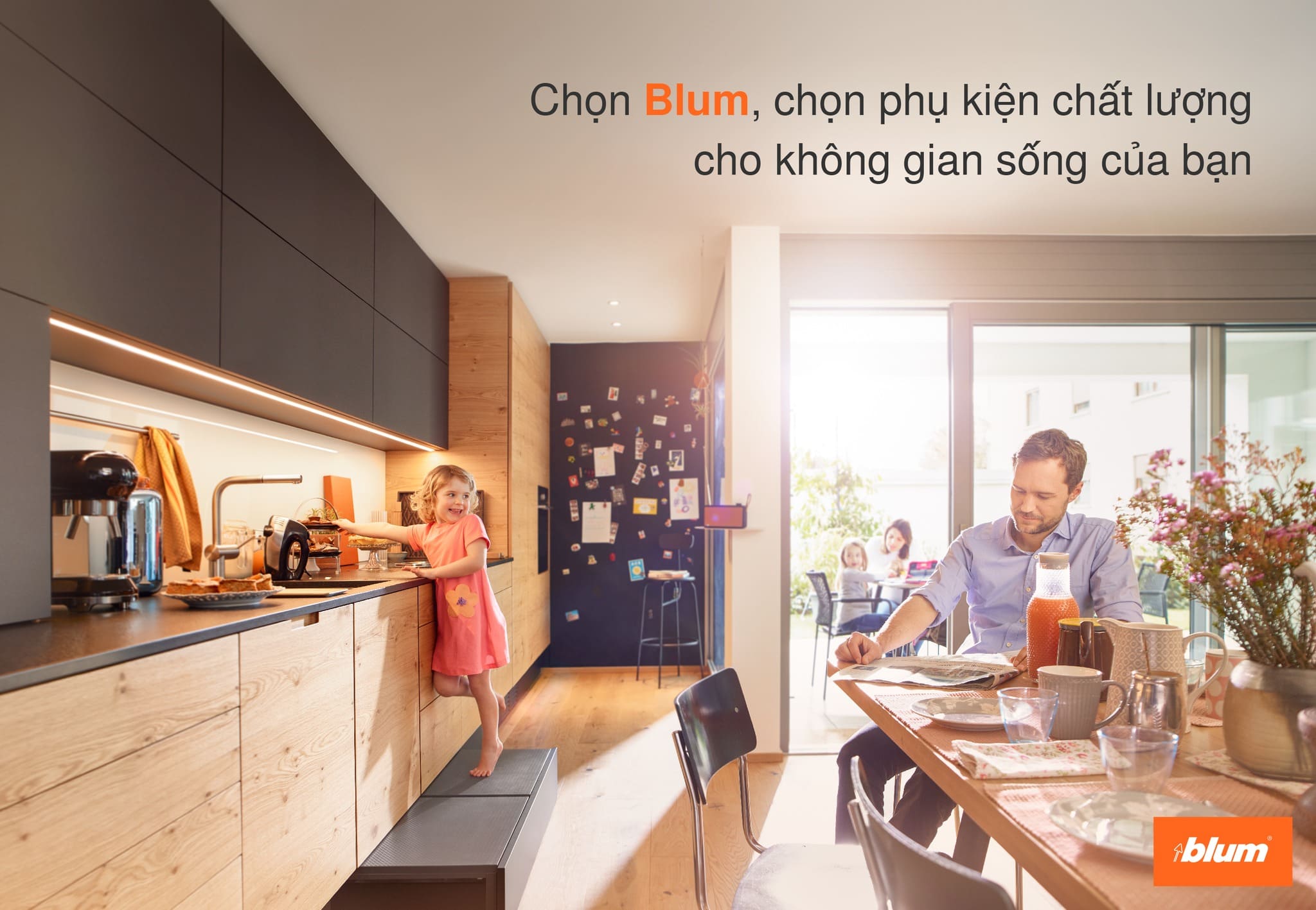 Cách lắp Tay nâng Blum