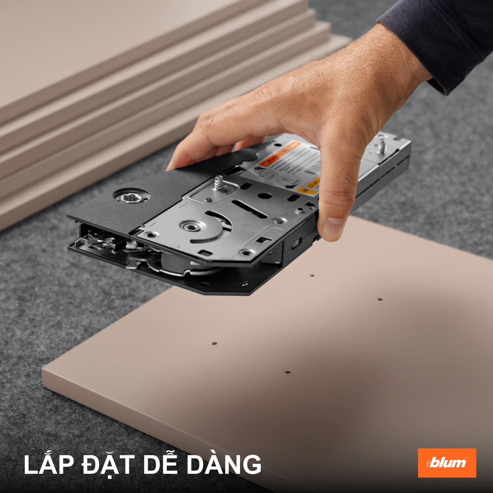 Tay nâng Blum AVENTOS HF: Ứng dụng và cách lắp đặt