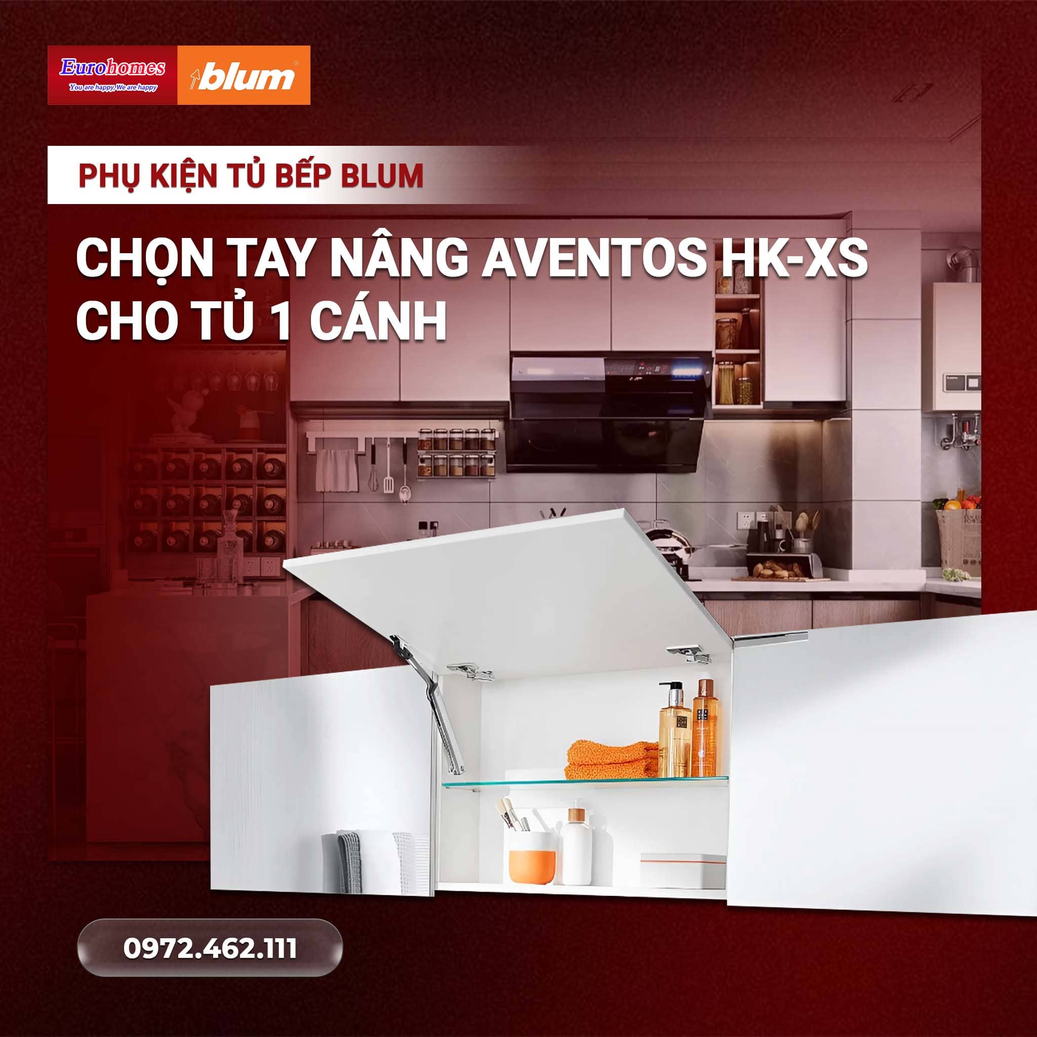 Tay nâng Blum 1 cánh