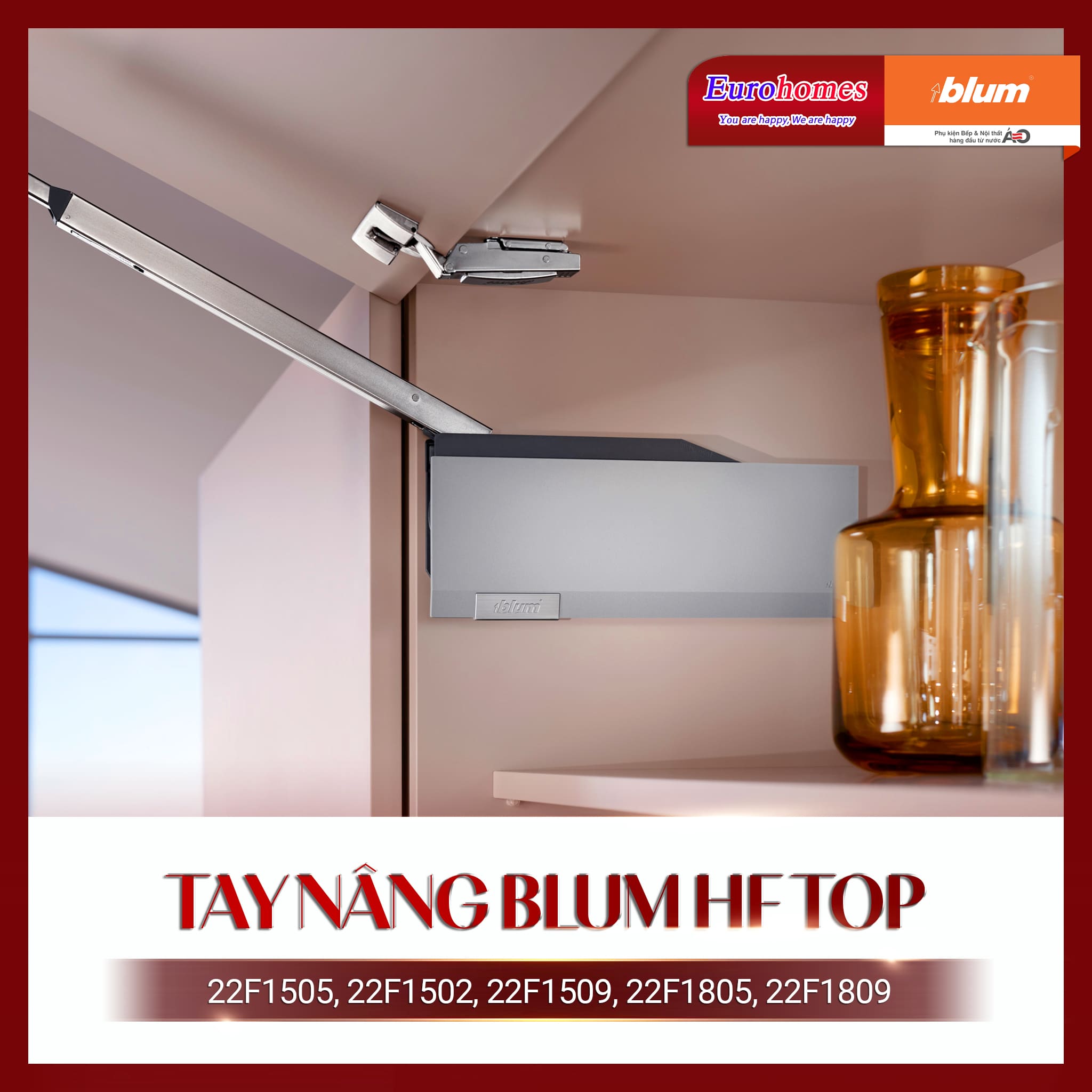 Tay nâng Blum HF top