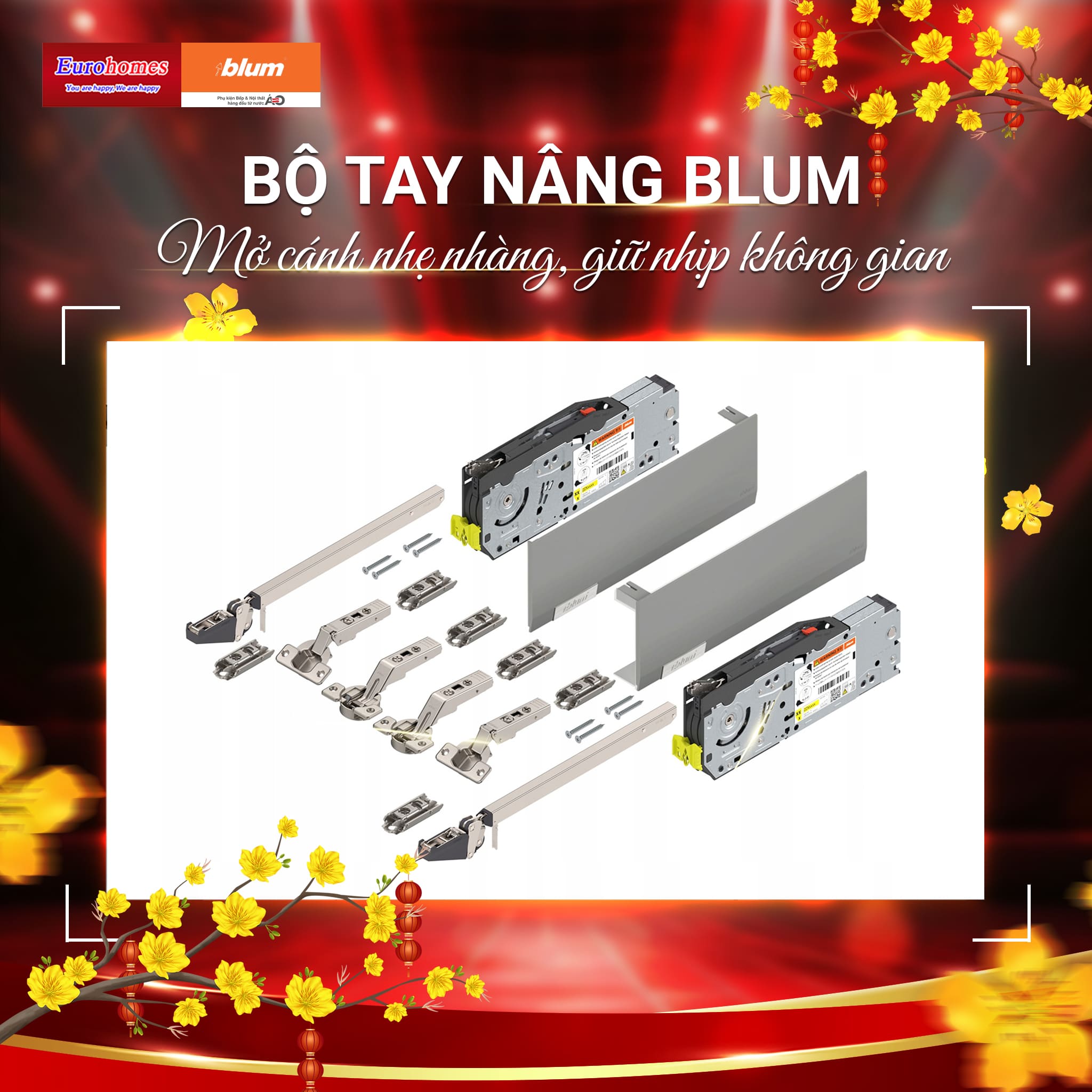 Tay nâng Blum HF top